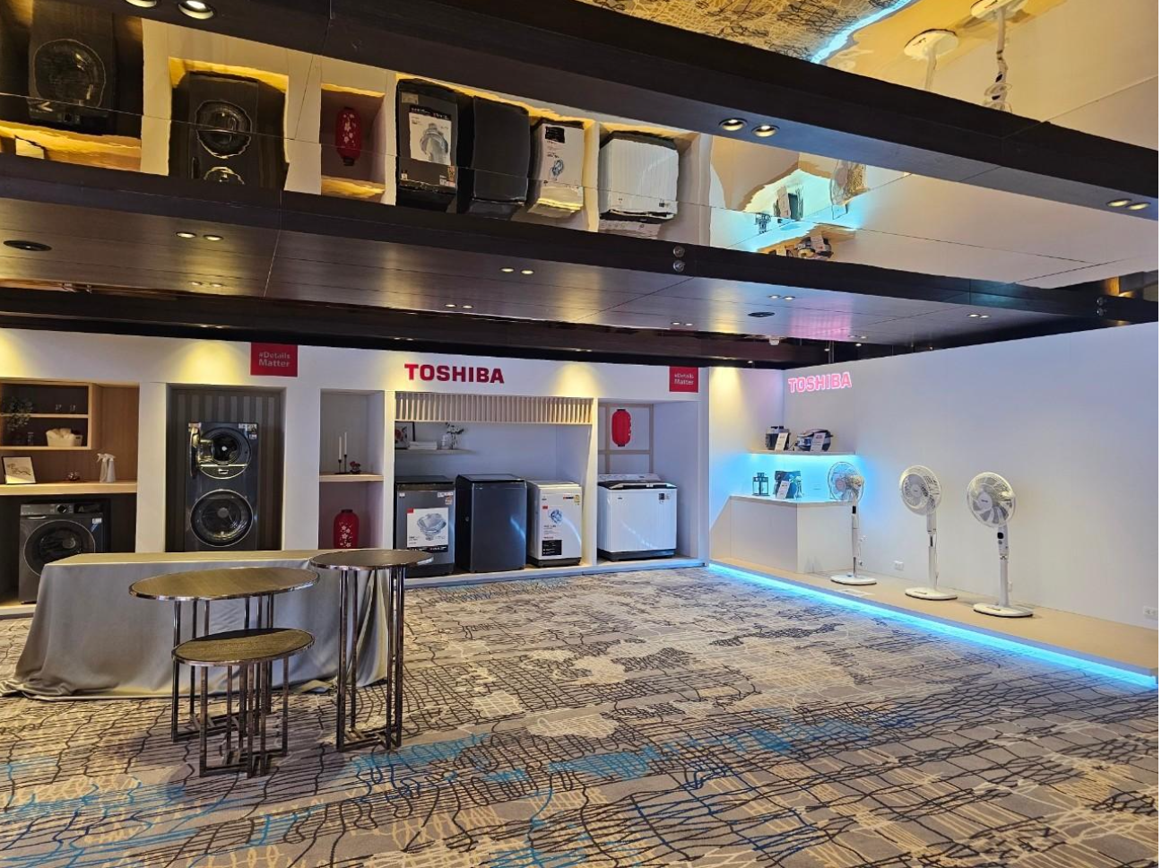 Reception foyer display area